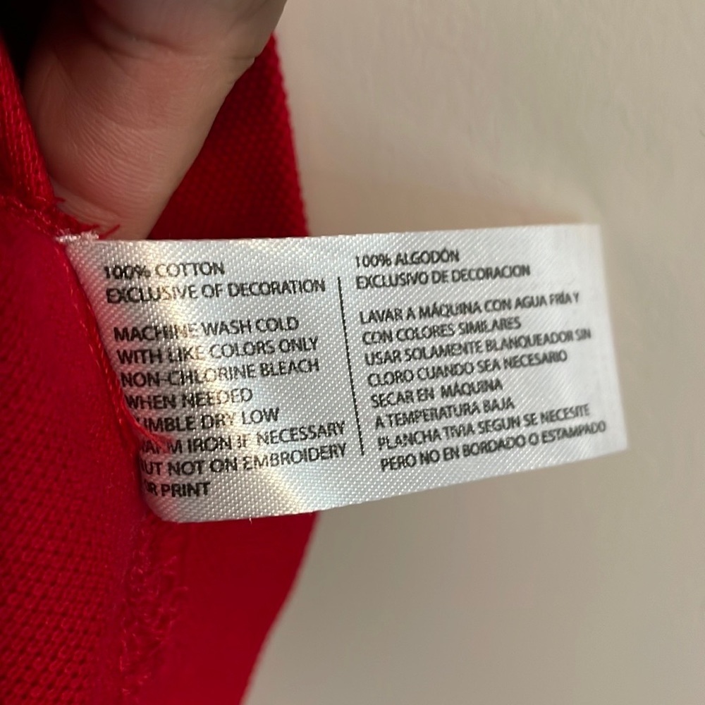 USPA Polo Shirt Red Short Sleeve XL - Picture 9 of 10